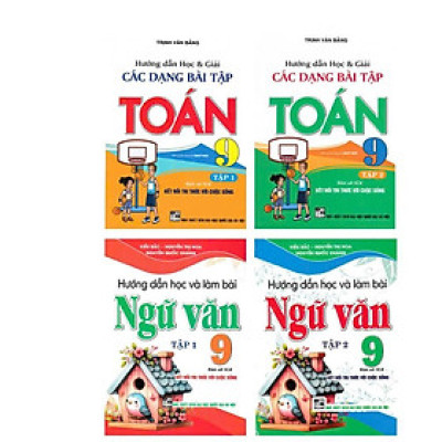 Combo Hướng Dẫn Học Ngữ Văn 9 + Hướng Dẫn Học Và Phương Pháp Giải Toán 9 (Bám Sát SGK Kết Nối) (Bộ 4 Cuốn) - HA
