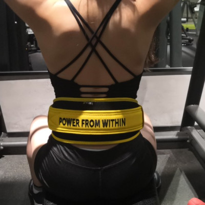 Đai Lưng Tập Gym Glofit-GFHY002. Đai Lưng Tập Thể Hình Cao Cấp (WEIGHT LIFTING BELT) -