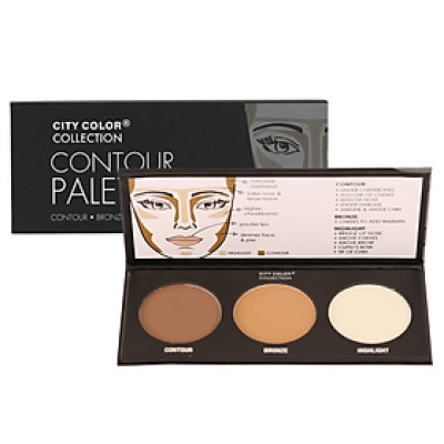 Phấn Tạo Khối City Color 3 ô Contour Effects 100g(lỗi)