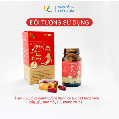 TPBVSK HỘP QUÀ SỨC KHOẺ HỒNG SÂM KIỆN KHANG - Hỗ trợ tăng cường sức đề kháng, giảm mệt mỏi, tăng cường sức khỏe