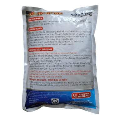 Phân bón NPK Song Ngưu 16-16-8 +13S chuyên dùng cho hoa và cây kiểng giúp Bung chồi - Ra lá - Màu sắc đẹp lâu tàn