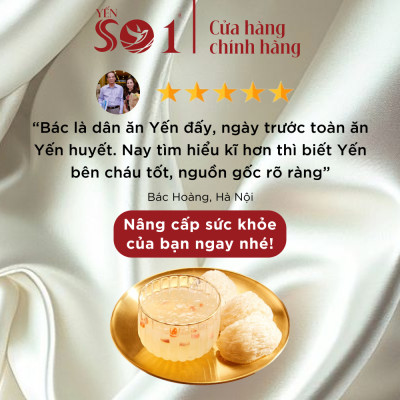 [Hộp 100gram] Yến Số 1 Thượng Phẩm Toàn Sợi, Yến Tươi Tinh Chế, Yến 100%