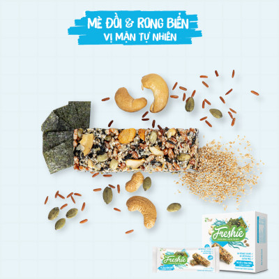 3 hộp 3 vị thanh hạt dinh dưỡng Freshie thuần thực vật không chiên dầuTÂM MINH FOODS