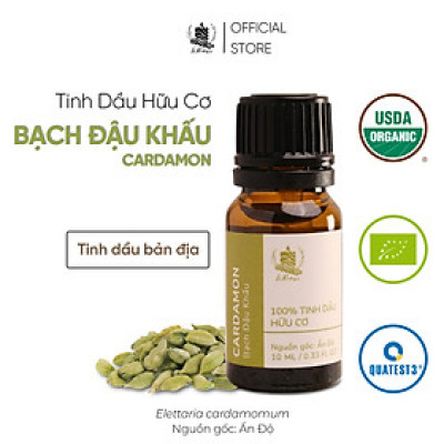 Tinh Dầu Bạch Đậu Khấu - 100% Nguyên Chất Hữu Cơ - Le Rustique - Tinh Dầu Bản Địa Ấn Độ
