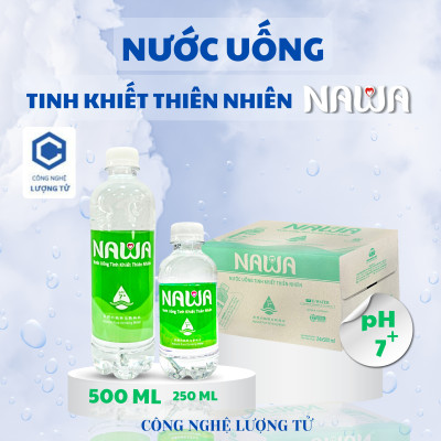 Nước uống tinh khiết thiên nhiên NAWA 24 chai 250ml