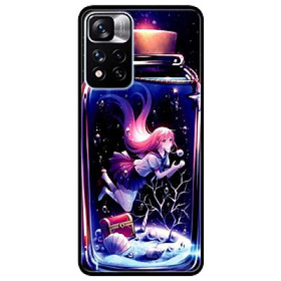 Ốp lưng dành cho Xiaomi Redmi Note 11 Pro 5G ( Bản Nội Địa ) mẫu Cô Gái Trong Lọ