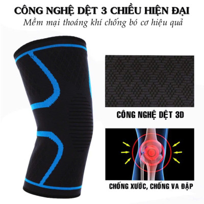Bó Gối Chống tuột Thể Thao(KO ĐAI) Tránh Chấn Thương Băng Bảo Vệ Đầu Gối Tập Gym,YoGa,Chơi Bóng Đá Cầu Lông Bóng Chuyền Bóng Rổ,...