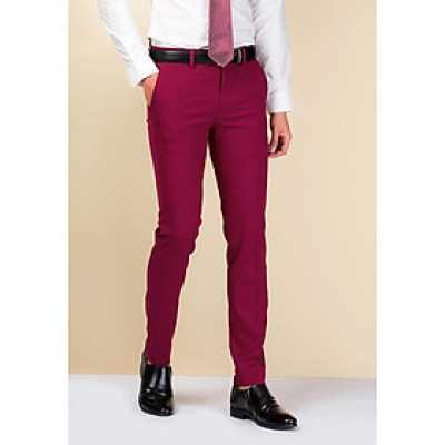 Quần Tây Nam Titishop AVN193 Đỏ Đô