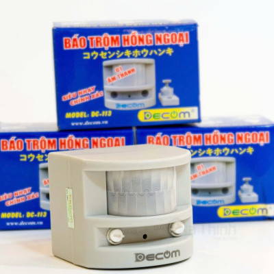 Thiết Bị Báo Động Chống Trộm, Báo Khách Hồng Ngoại Cảm Biến Rộng Siêu Nhạy - Hàng Loại Tốt, ĐÈN TRANG TRÍ , ĐỒNG HỒ TREO TƯỜNG