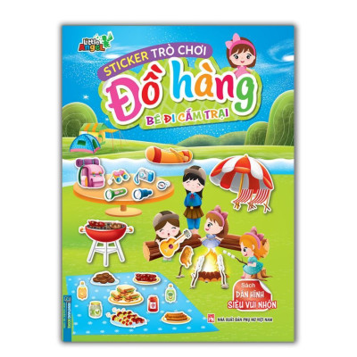 Sách - Sticker Trò Chơi Đồ Hàng Bé Đi Siêu Thị , Đến Tiệm Thú Cưng, Đi Mua Sắm, Trải Nghiệm ẩM Thực, Đi Cắm Trại - Combo 5 Cuốn - Minh Thắng
