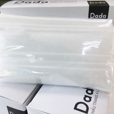 Khẩu Trang Y Tế Dada Mask 4 Lớp - Hộp 50 cái (DC402) - Giao Màu Ngẫu Nhiên