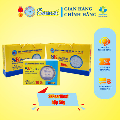 SKHPearlNest Khánh Hòa Đặc sản yến sào tinh chế hộp 50g