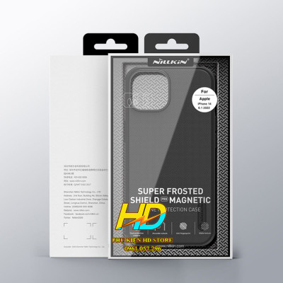Ốp Lưng Dạng Sần Chống Sốc Dành Cho iPhone 14/ 14 Pro/ 14 Plus (14 Max) / 14 Pro Max Chính Hãng Nillkin SUPER FROSTED SHIELD PRO - Hàng Chính Hãng
