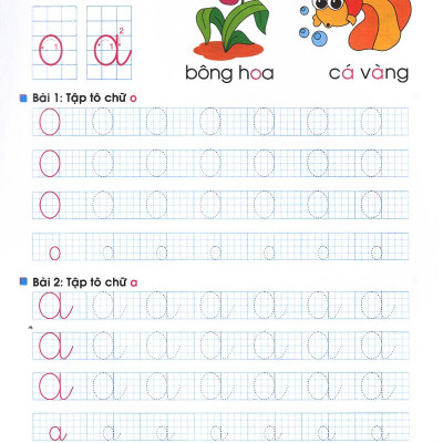Tủ Sách Bé Vào Lớp Một - Tập Tô Chữ Mẫu Giáo