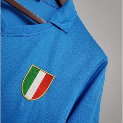Áo Bóng Đá Retro Napoli 1987/1988- Sân Nhà bản cao cấp vải Cotton Polyester