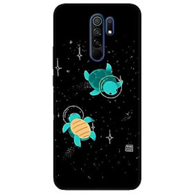 Ốp lưng dành cho Xiaomi Redmi 9 mẫu Hai Chú Rùa Xanh