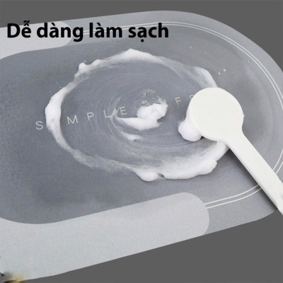 Thảm lau chân thấm hút chống trượt, thảm chùi chân silicon hút nước cửa nhà tắm, thảm lót nhà bếp