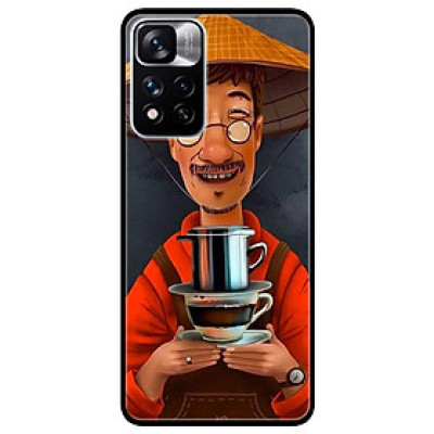 Ốp lưng dành cho Xiaomi Redmi Note 11 Pro 5G ( Bản Nội Địa ) mẫu Ông Lão Cà Phê