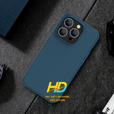 Ốp Lưng Dạng Sần Chống Sốc Dành Cho iPhone 14/ 14 Pro/ 14 Plus (14 Max) / 14 Pro Max Chính Hãng Nillkin SUPER FROSTED SHIELD PRO - Hàng Chính Hãng