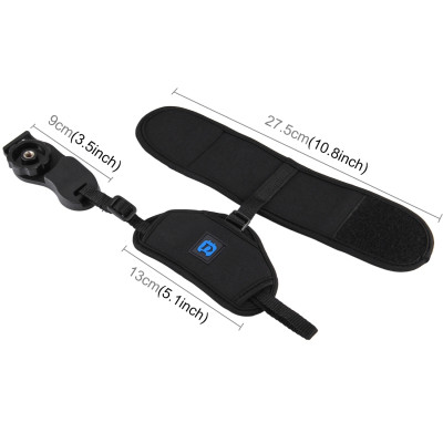 Dây đeo cổ tay kèm tấm nhựa vít 1/4 inch cho máy ảnh SLR / DSLR Puluz PU224, hàng chính hãng
