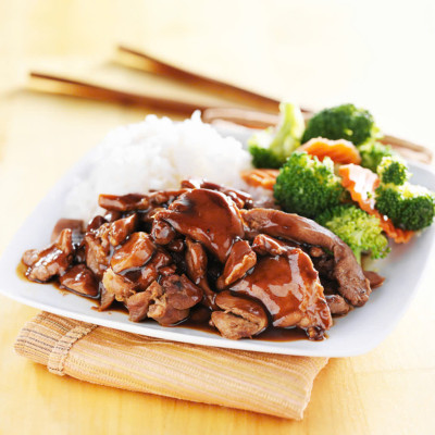 Sốt Teriyaki Thick Type ( Hinode ) chai 1.8L - Sốt BBQ - Không Bột Ngọt