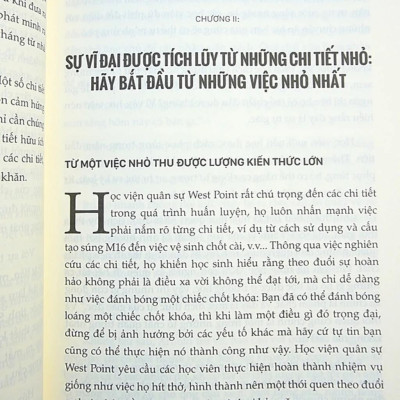 Sách - Tiểu Tiết Quyết Định Thành Bại - Cách Bạn Làm Một Việc Là Cách Bạn Làm Tất Cả Mọi Việc
