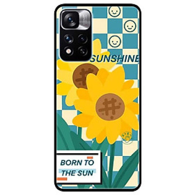 Ốp lưng dành cho Xiaomi Redmi Note 11 Pro ( Bản Nội Địa ) mẫu Hướng Dương Nền Sọc