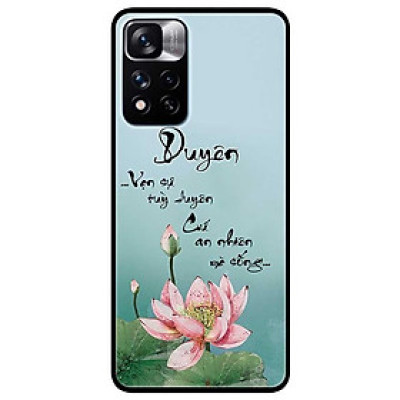 Ốp lưng dành cho Xiaomi Redmi Note 11 Pro 5G ( Bản Nội Địa ) mẫu Sen An Nhiên Mà Sống
