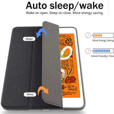 Case bao da chống sốc canvas cho iPad 9.7 inch 2017 / 2018 / iPad Pro 9.7 inch hiệu Mutural Yashi Series trang bị ngăn đựng bút, thiết kế tản nhiệt, hỗ trợ smartsleep - hàng nhập khẩu