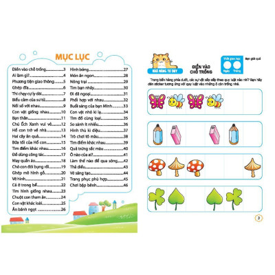 Sách - Sân Chơi Trí Tuệ Cho Trẻ 3 - 4 Tuổi - Não Trái + Não Phải - Quyển 2 - Minh Thắng