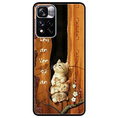 Ốp lưng dành cho Xiaomi Redmi Note 11 Pro 5G ( Bản Nội Địa ) mẫu Tâm An Chú Mèo