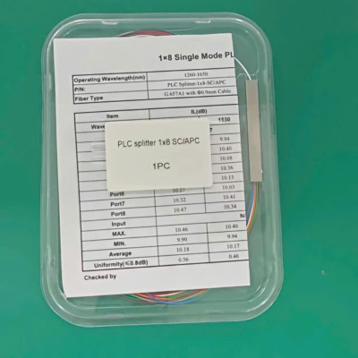 bộ chia quang 1x8 sc/apc hàng nhập khẩu