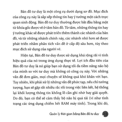 Bản Đồ Tư Duy Trong Quản Lý Thời Gian (Tái Bản)