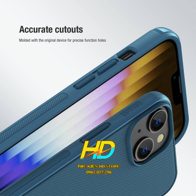 Ốp Lưng Chống Sốc Dành Cho iPhone 14 Max / 14 Plus Chính Hãng Nillkin SUPER FROSTED SHIELD PRO Bảo Vệ Camera - Hàng Chính Hãng