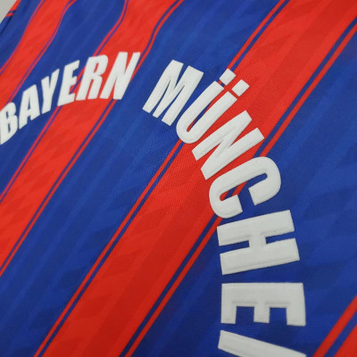 Áo Bóng Đá Retro Bayern Munich 1995 - Sân Nhà bản cao cấp vải Cotton Polyester