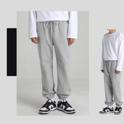 Quần Jogger Nam/nữ thể thao ống rộng unisex, quần Jogger Nam/Nữ chất nỉ da cá cao cấp trơn, dày dặn, bo gấu chun - trơ