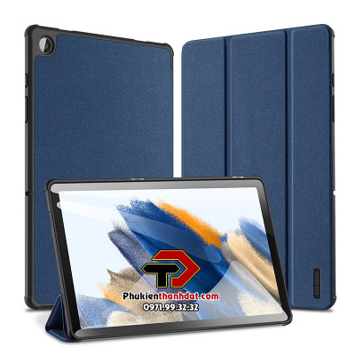Bao da dành cho Samsung Galaxy Tab S10+ Plus, S10 Ultra, S9, Tab S9+ Plus, Tab S9 Ultra, S9 FE, S9 FE+ Plus, S7, S8, S9, S7 FE, S8+,  S6 Lite, Tab A9+ Plus, Tab A9, Tab A8 2022 chính hãng Dux Ducis Domo có ngăn đựng bút, chống sốc  -Hàng chính hãng