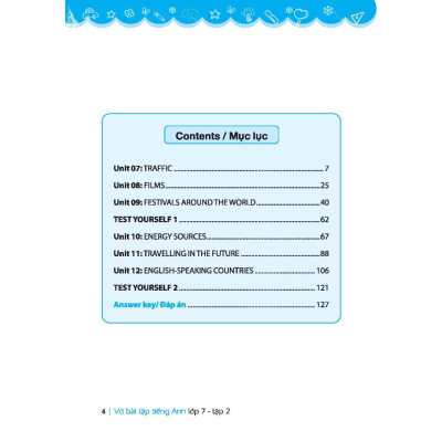 Sách - Global Success - Vở Bài Tập Tiếng Anh Lớp 7 - Có Đáp Án - Tập 2 - Minh Thắng