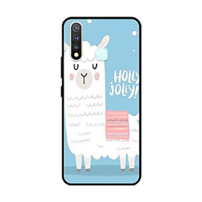 Ốp Lưng in cho Vivo Vivo Y19 /U3 /Y5s /U20 Mẫu Cừu Nền Xanh - Hàng Chính Hãng