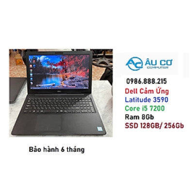 Laptop Dell Latitude 3590 Core i5 7200U- Ram 8GB- 128GB SSD Ổ cứng -Màn hình 15-6 inch BH 6 thang - Hàng chính hãng