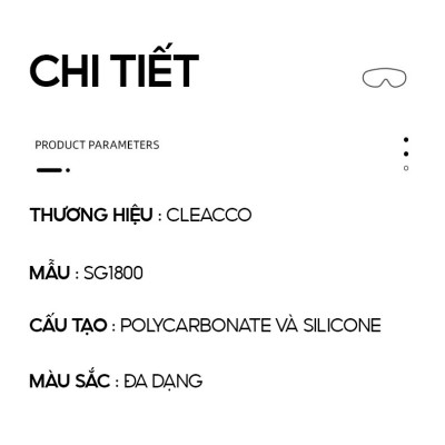 Kính Bơi Trẻ Em Cleacco SG1700 , Dây Đeo Silicone êm ái - Hàng Chính Hãng BORO SPORT