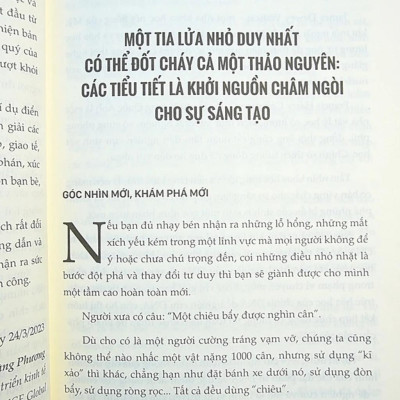 Sách - Tiểu Tiết Quyết Định Thành Bại - Cách Bạn Làm Một Việc Là Cách Bạn Làm Tất Cả Mọi Việc