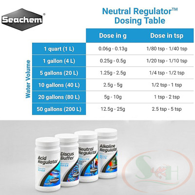Điều chỉnh pH Seachem Neutral Regulator nâng hạ ph trung tính bể cá tép thủy sinh