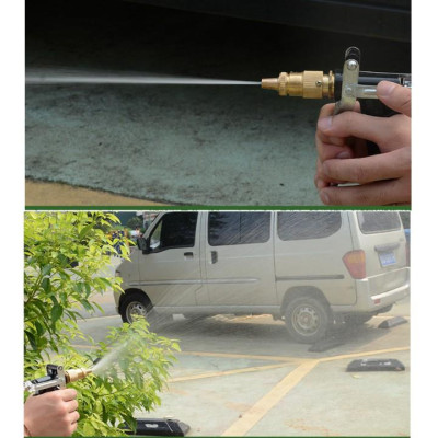 Bộ dây vòi xịt nước ,rửa xe, tưới cây . tăng áp 3 lần,  206319 cút sập, nối PE loại 10m