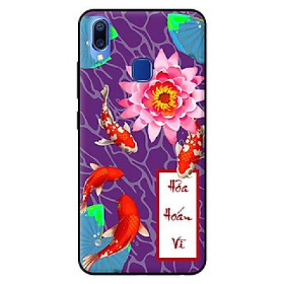 Ốp in cho Vivo Y91 Cá Koi Hỏa - Hàng chính hãng