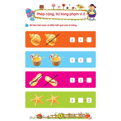 Sách - Bé Chuẩn Bị Vào Lớp 1 - Vở Bé Làm Quen Với Toán - Dành Cho Bé Từ 5 - 6 Tuổi - Minh Thắng