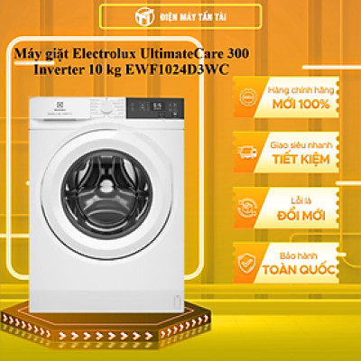Máy giặt Electrolux UltimateCare 300 Inverter 10 kg EWF1024D3WC - HÀNG CHÍNH HÃNG - CHỈ GIAO HCM