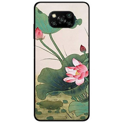 Ốp lưng dành cho Xiaomi Poco X3 mẫu Sen Vươn Lên