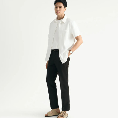 Quần vải / Quần tây nam màu đen Form slim - RT 10S25PFO005 | ROUTINE CÀ MAU