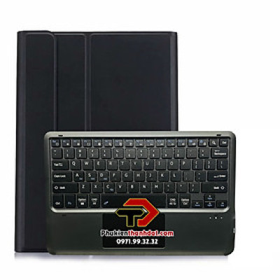 Bao da kèm bàn phím cho SamSung Galaxy Tab S7 FE có bàn di chuột TrackPad hiệu GREENCASE - Hàng chính hãng